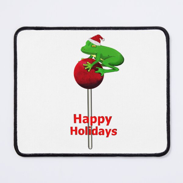 Item preview, Lollipop Christmas Frog II designed and sold by VerdeDoodleDuck.