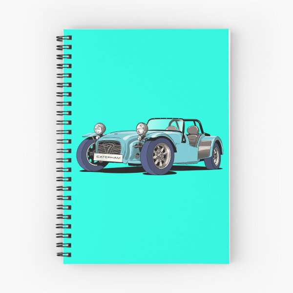 Item preview, Caterham Seven in sky blue designed and sold by OutlinedIcons.