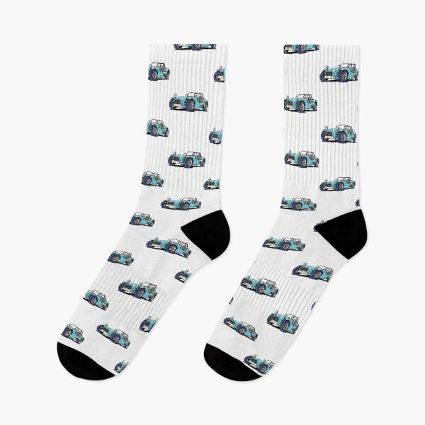 Item preview, Caterham Seven in sky blue designed and sold by OutlinedIcons.