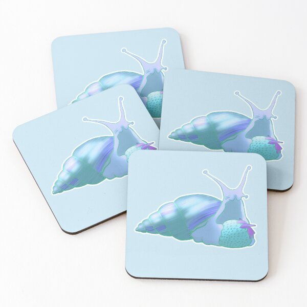 Item preview, Snail Strawberry Blue designed and sold by Kirin-Riki.