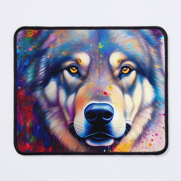 Item preview, Urban Graffiti Wolf Oil Painting Splattered designed and sold by SableSyndciate.