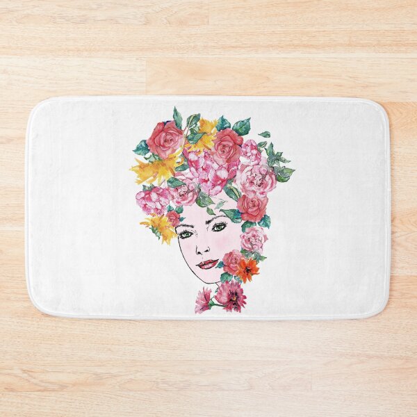 Item preview, woman, flowers, roses designed and sold by voicivoila.