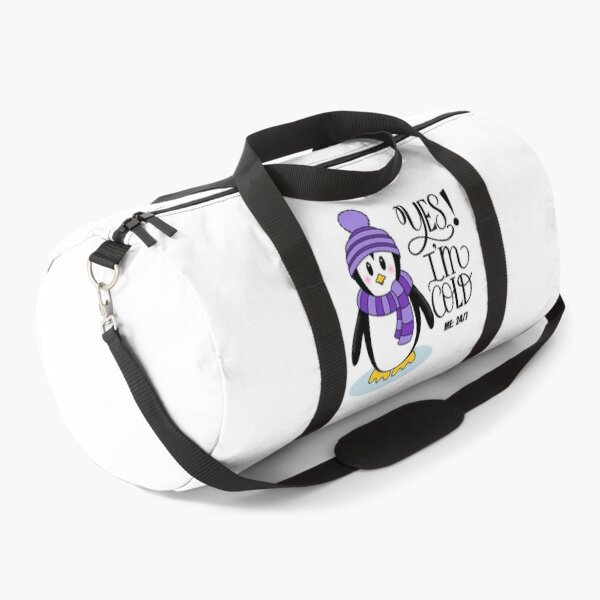 Item preview,  Yes!  I’m Cold, Me 24/7 Winter Penguin in Purple designed and sold by Gsallicat.