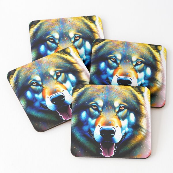 Item preview, Urban Graffiti Wolf Oil Painting Splattered designed and sold by SableSyndciate.