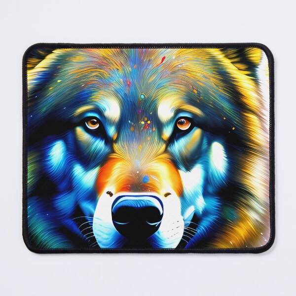 Item preview, Urban Graffiti Wolf Oil Painting Splattered designed and sold by SableSyndciate.