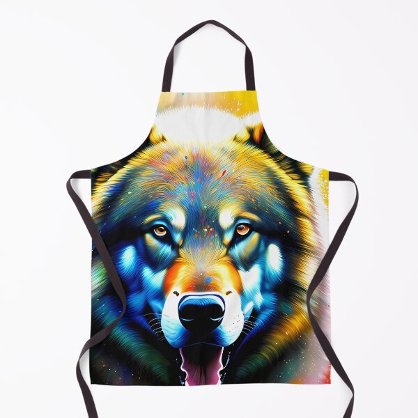 Item preview, Urban Graffiti Wolf Oil Painting Splattered designed and sold by SableSyndciate.