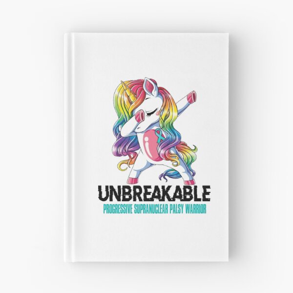 Item preview, Progressive Supranuclear Palsy Awareness - Unicorn Progressive Supranuclear Palsy Warrior Ribbon UNBREAKABLE designed and sold by Fernandezf.