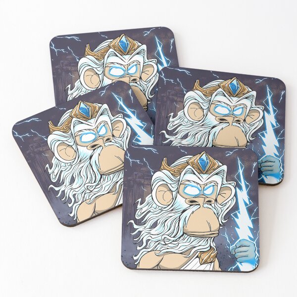 Item preview, Zeus Sticker, God Sticker, Funny Big Sticker, Nft Sticker, Monkey Nft Sticker, Crypto Art Sticker designed and sold by CartoonStarsStd.