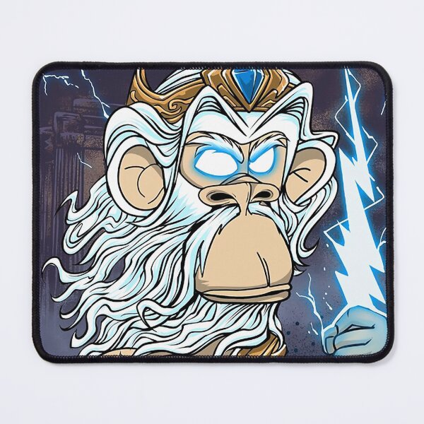Item preview, Zeus Sticker, God Sticker, Funny Big Sticker, Nft Sticker, Monkey Nft Sticker, Crypto Art Sticker designed and sold by CartoonStarsStd.