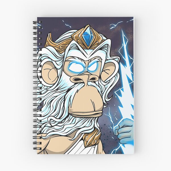 Item preview, Zeus Sticker, God Sticker, Funny Big Sticker, Nft Sticker, Monkey Nft Sticker, Crypto Art Sticker designed and sold by CartoonStarsStd.
