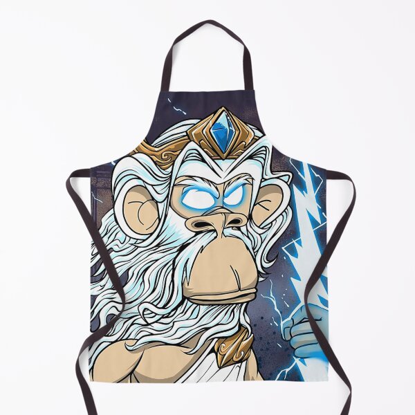 Item preview, Zeus Sticker, God Sticker, Funny Big Sticker, Nft Sticker, Monkey Nft Sticker, Crypto Art Sticker designed and sold by CartoonStarsStd.