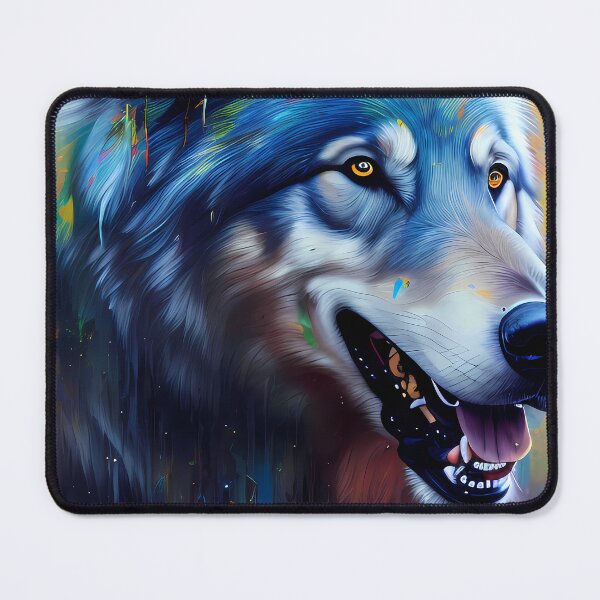 Item preview, Urban Graffiti Wolf Oil Painting Splattered designed and sold by SableSyndciate.