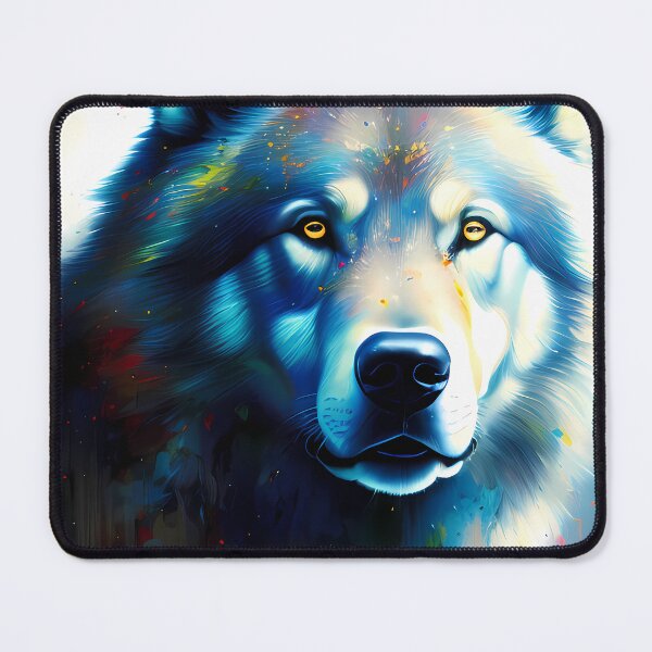 Item preview, Urban Graffiti Wolf Oil Painting Splattered designed and sold by SableSyndciate.