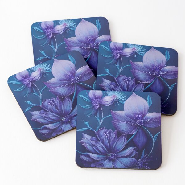 Item preview, Purple Flowers designed and sold by Myriam Iart.