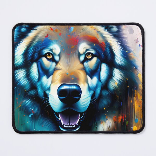 Item preview, Urban Graffiti Wolf Oil Painting Splattered designed and sold by SableSyndciate.