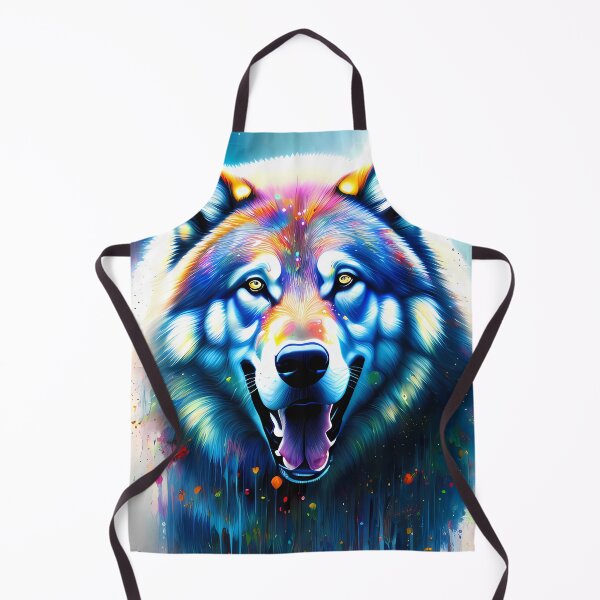 Item preview, Urban Graffiti Wolf Oil Painting Splattered designed and sold by SableSyndciate.
