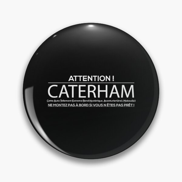 Artikelvorschau, Definition Caterham weißer Text entworfen und verkauft von OutlinedIcons.