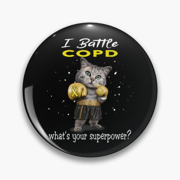 Item preview, COPD Warrior - I Battle COPD What Is Your Superpower? designed and sold by Jennpak.