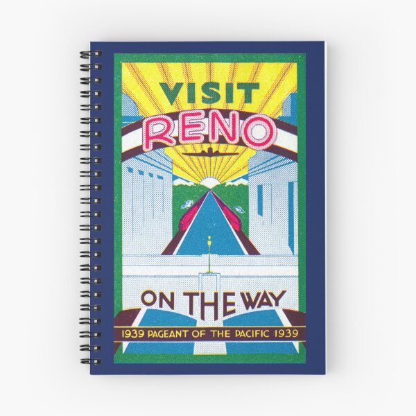 Aperçu de l'œuvre 1939 Visitez Reno Nevada créée et vendue par historicimage.
