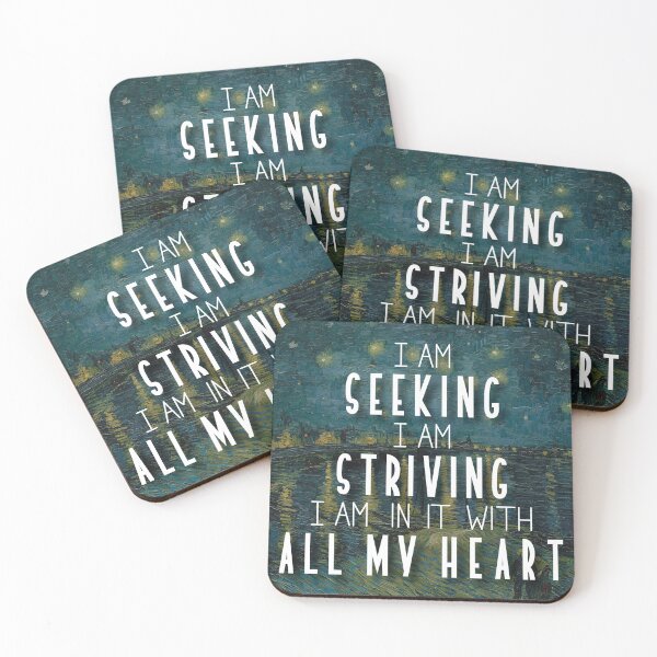 Item preview, I am seeking, I am striving, I am in it with all my heart designed and sold by itsseameh.