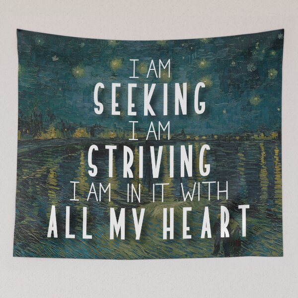Item preview, I am seeking, I am striving, I am in it with all my heart designed and sold by itsseameh.