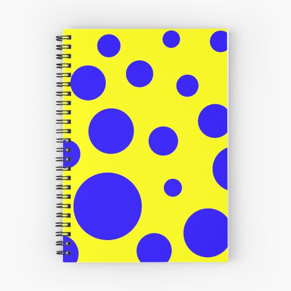 Item preview, Yellow and blue polka dots  designed and sold by OptoFortuna.