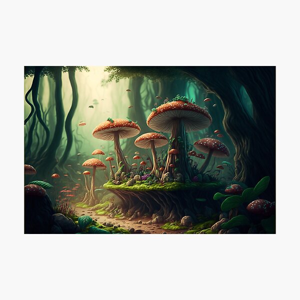 Magic Mushrooms Photographic Prints for Sale | Redbubble
