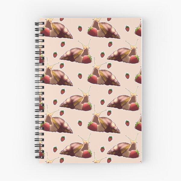 Aperçu de l'œuvre Escargot Fraise Motif créée et vendue par Kirin-Riki.