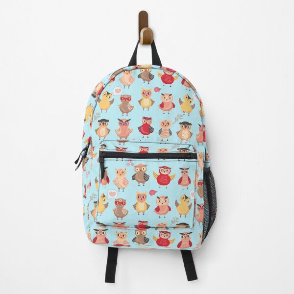 Item preview, cute cartoon owl pattern designed and sold by TheWaterBirds.