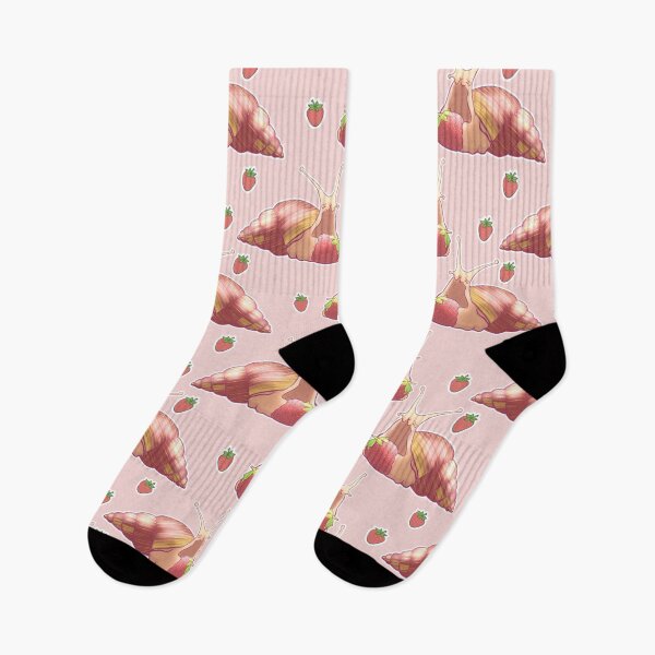 Item preview, Snail Strawberry Pattern Peach designed and sold by Kirin-Riki.