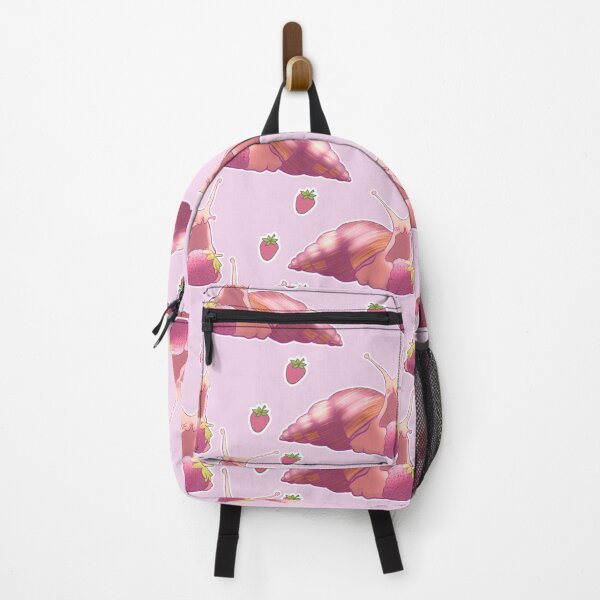 Item preview, Snail Strawberry Pattern Pink designed and sold by Kirin-Riki.