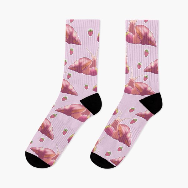 Item preview, Snail Strawberry Pattern Pink designed and sold by Kirin-Riki.