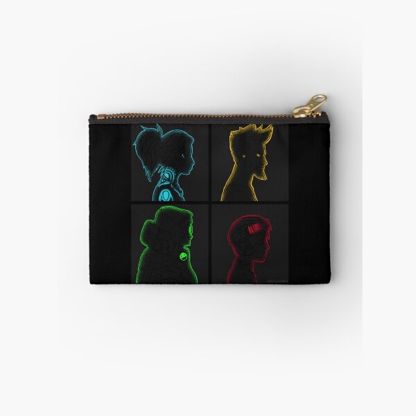 Item preview, Borderlands Four Heroes Black Silhouettes Glowing Edges designed and sold by JessicaAmber.