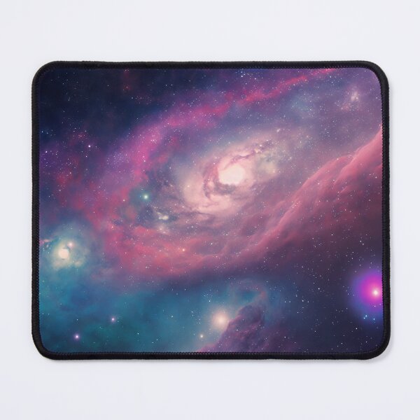 Item preview, Vibrant Pink Purple Nebula Space Art Sticker designed and sold by BEAUHOUS.