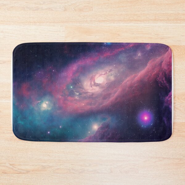Item preview, Vibrant Pink Purple Nebula Space Art Sticker designed and sold by BEAUHOUS.
