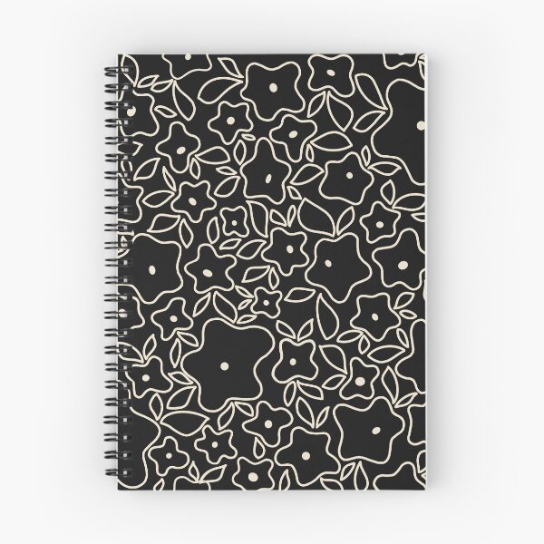 Item preview, Bubble Florals White Line Art designed and sold by erikakcreates.