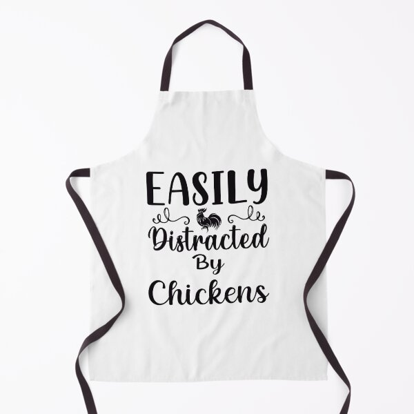 Item preview, Easily distracted by chickens designed and sold by BlackCatArtBB.