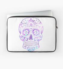 Funda para portátil Calavera púrpura