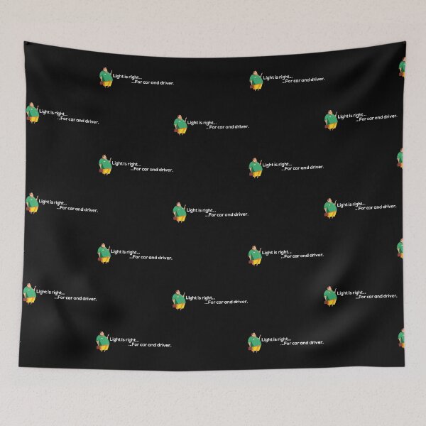Item preview, light is right for car and driver white text designed and sold by OutlinedIcons.