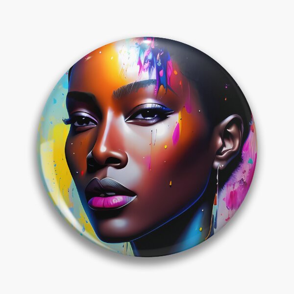 Item preview, Urban Woman Graffiti Oil Painting Splattered designed and sold by SableSyndciate.