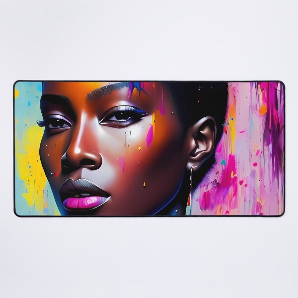 Item preview, Urban Woman Graffiti Oil Painting Splattered designed and sold by SableSyndciate.
