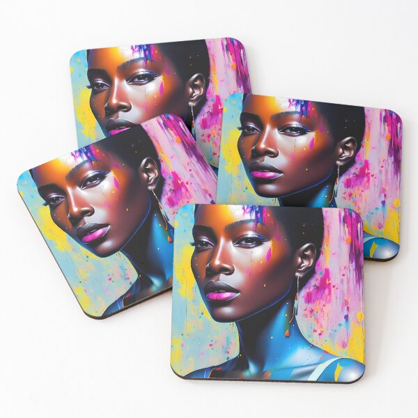 Item preview, Urban Woman Graffiti Oil Painting Splattered designed and sold by SableSyndciate.