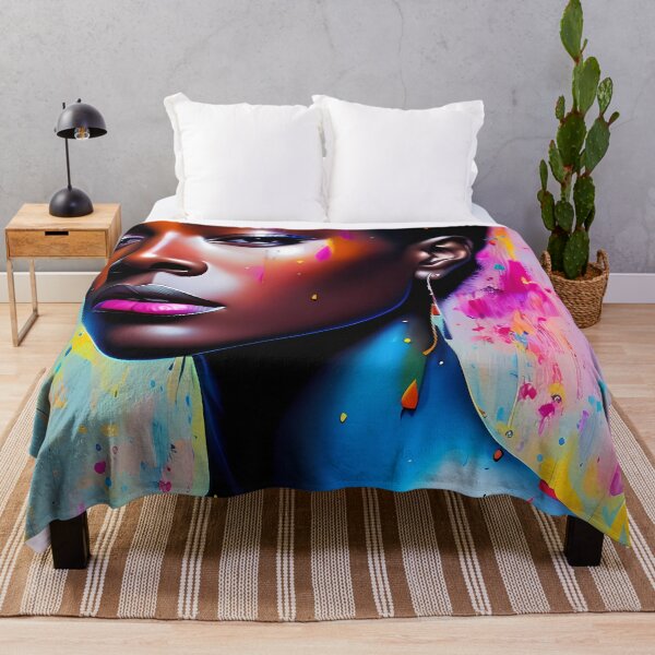 Item preview, Urban Woman Graffiti Oil Painting Splattered designed and sold by SableSyndciate.