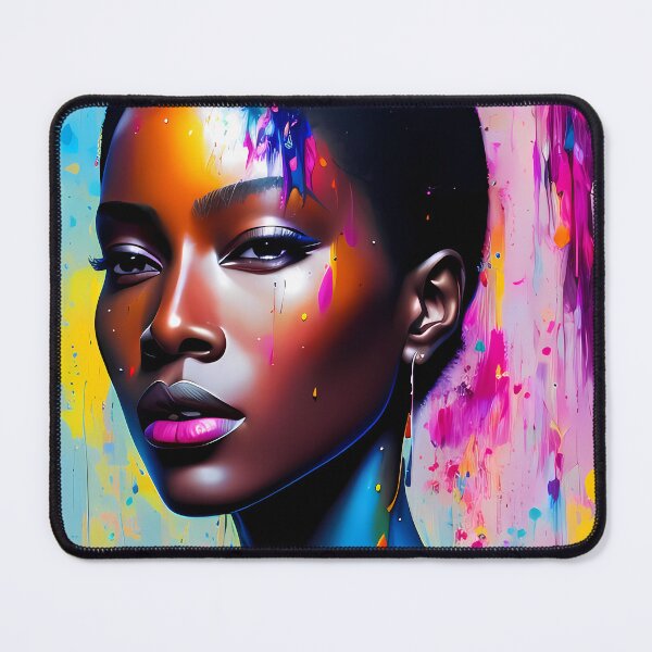 Item preview, Urban Woman Graffiti Oil Painting Splattered designed and sold by SableSyndciate.