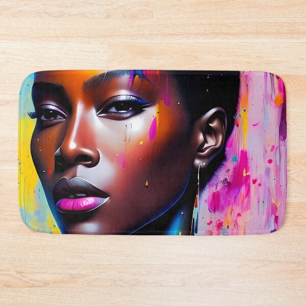 Item preview, Urban Woman Graffiti Oil Painting Splattered designed and sold by SableSyndciate.