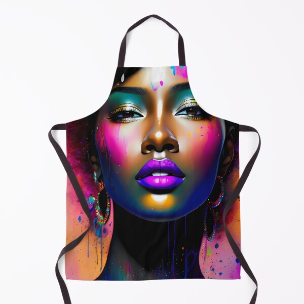 Item preview, Urban Woman Graffiti Oil Painting Splattered designed and sold by SableSyndciate.