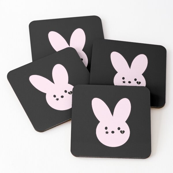 Artikelvorschau, Peep Bunny (Schwarze Version) entworfen und verkauft von bubblecoke.