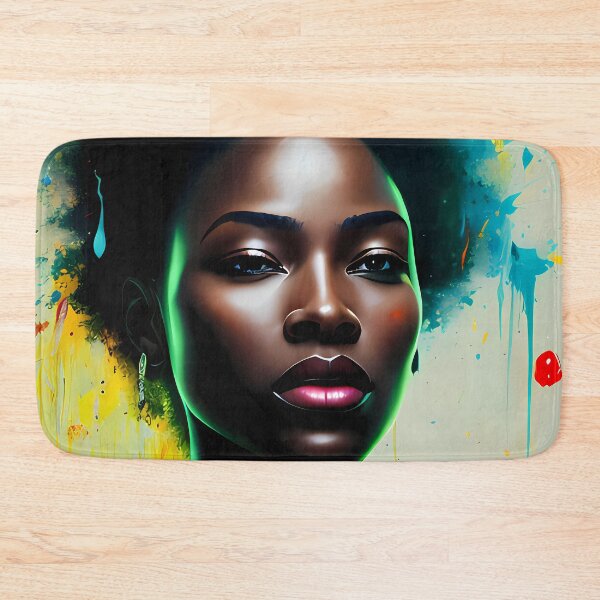 Item preview, Urban Woman Graffiti Oil Painting Splattered designed and sold by SableSyndciate.