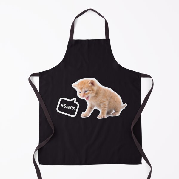 Item preview, Cute adorable kitten cat cursing designed and sold by BBakery.