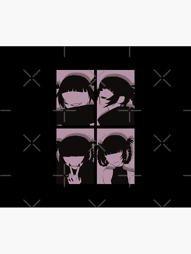 Call of the Night or Yofukashi no Uta Anime Characters Nazuna Nanakusa  Face without Eyes in Cool 4 Panels Pop Art Style Sticker for Sale by  Animangapoi